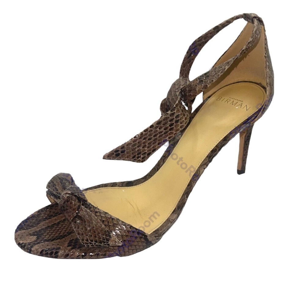 Alexandre Birman Clarita Python Heels 40 - Picture 2 of 6